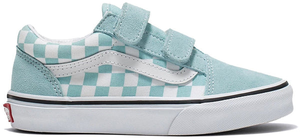 [VN0A38HDH7O] PRESCHOOL VANS OLD SKOOL VELCRO - BLUE/WHITE