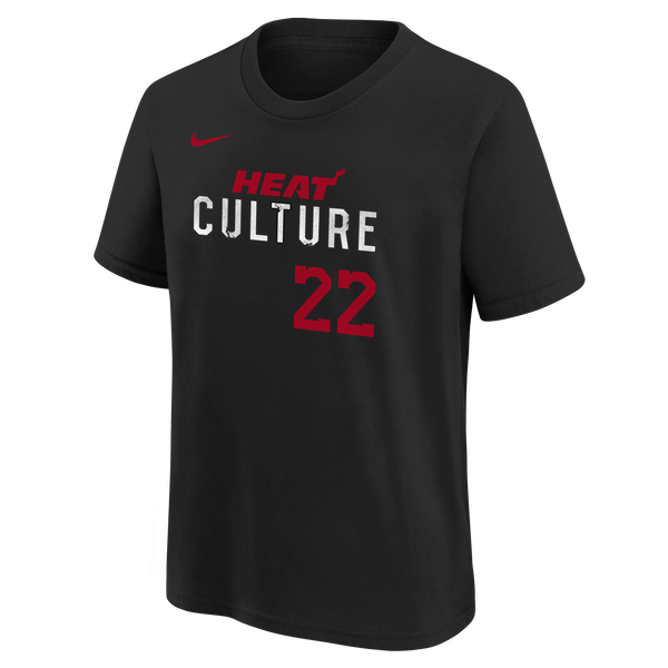 [9Z2B7HDMF-HEAJB] YOUTH NIKE NBA HEAT 'BUTLER' 24/25 CITY EDITION N&N T-SHIRT