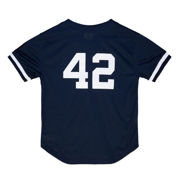 Mens Mitchell & Ness MLB AUTHENTIC BP JERSEY - BUTTON FRONT YANKEES 1999 MARIANO RIVERA