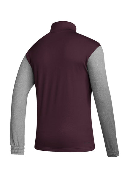 [HI3072] MENS ADIDAS TEAM ISSUE QUARTER-ZIP