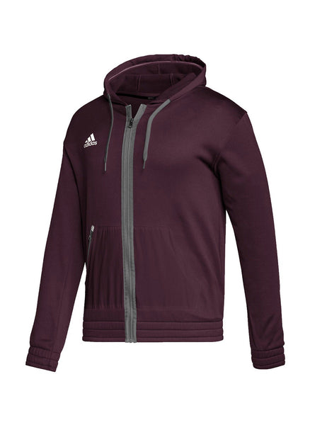 [HI3142] MENS ADIDAS TEAM ISSUE FULL-ZIP HOODIE