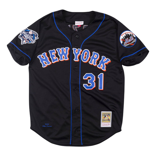 Mens Mitchell & Ness MLB AUTHENTIC JERSEY METS 2000 MIKE PIAZZA
