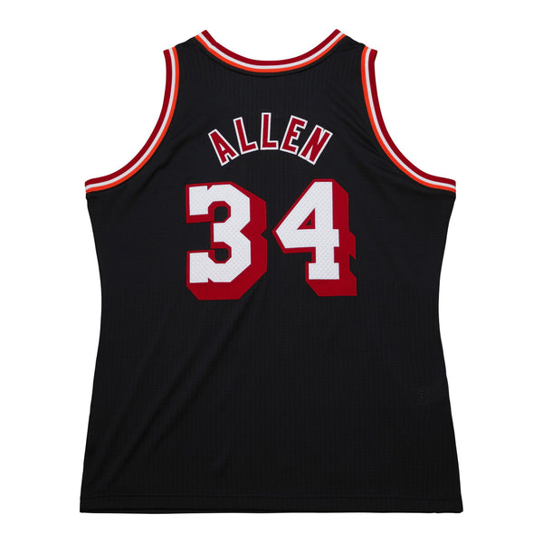 MENS MITCHELL & NESS DARK HWC JERSEY HEAT 2013 RAY ALLEN