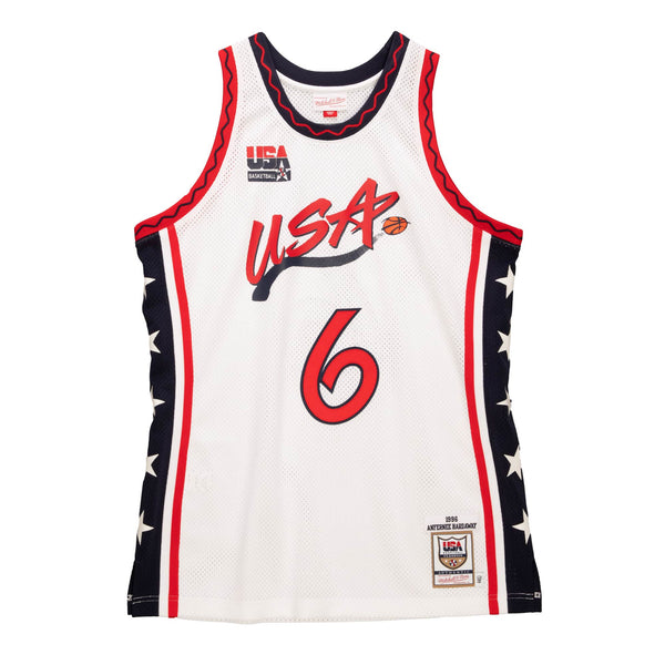 MENS MITCHELL & NESS AUTHENTIC JERSEY USA 1996 PENNY HARDAWAY