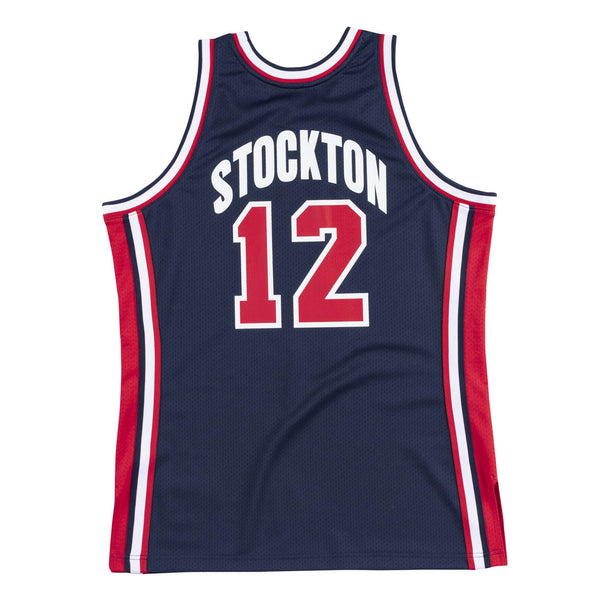 MENS MITCHELL & NESS AUTHENTIC JERSEY TEAM USA 1992 JOHN STOCKTON