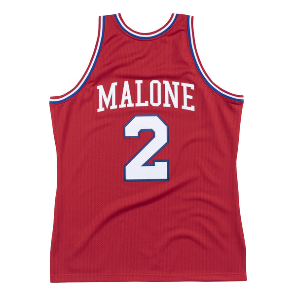 MENS MITCHELL & NESS AUTHENTIC JERSEY 76ERS 1982 MOSES MALONE