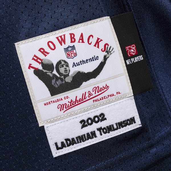 Mens Mitchell & Ness NFL AUTHENTIC JERSEY CHARGERS 2002 LADAINIAN TOMLINSON