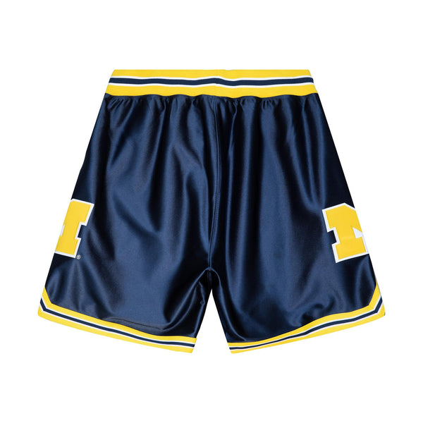 Mens Mitchell & Ness NCAA DARK SHORTS MICHIGAN 1991