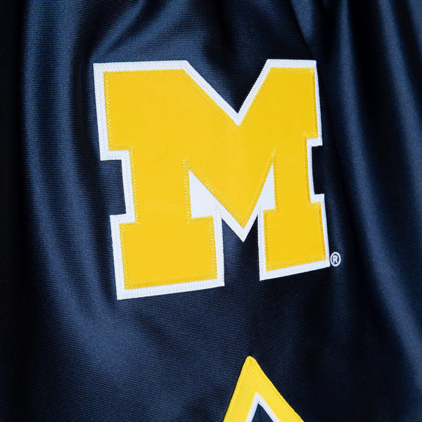 Mens Mitchell & Ness NCAA DARK SHORTS MICHIGAN 1991