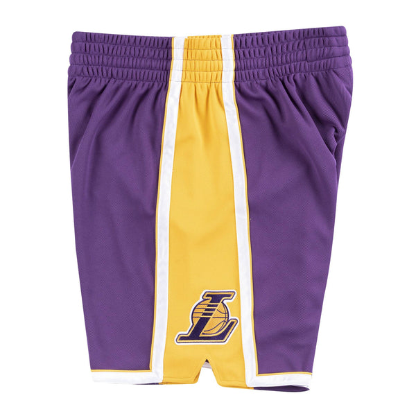 Mens Mitchell & Ness NBA AUTHENTIC ROAD SHORTS LAKERS 08-09