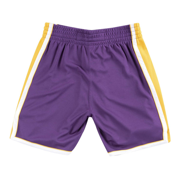 Mens Mitchell & Ness NBA AUTHENTIC ROAD SHORTS LAKERS 08-09