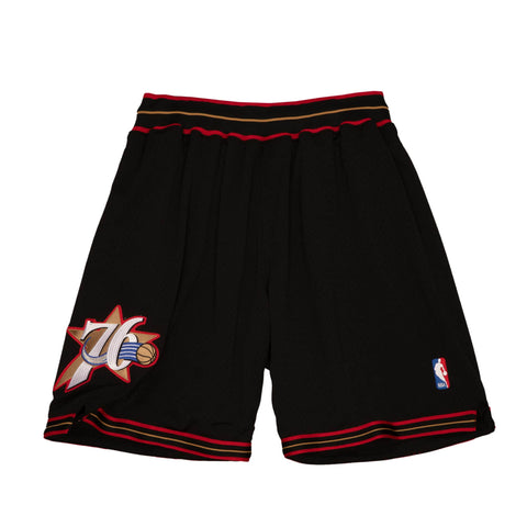 Mens Mitchell & Ness NBA AUTHENTIC ROAD SHORTS 76ERS 97-98