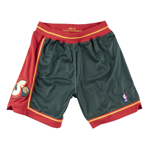 Mens Mitchell & Ness NBA AUTHENTIC ROAD SHORTS SUPERSONICS 95-96