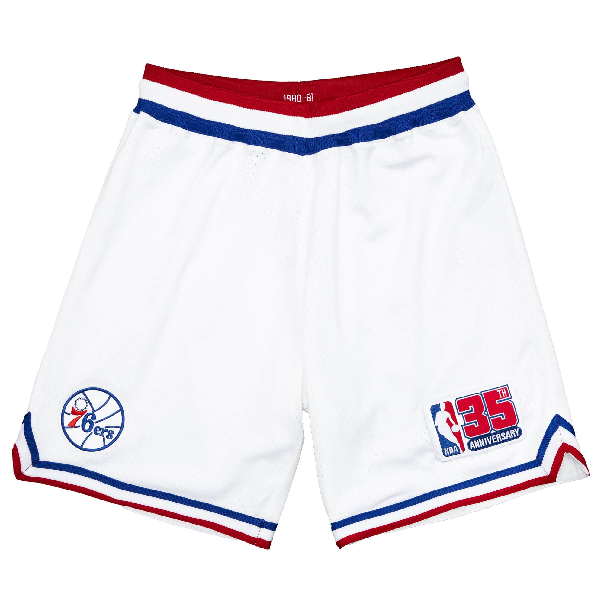 Mens Mitchell & Ness NBA AUTHENTIC SHORTS 76ERS 80