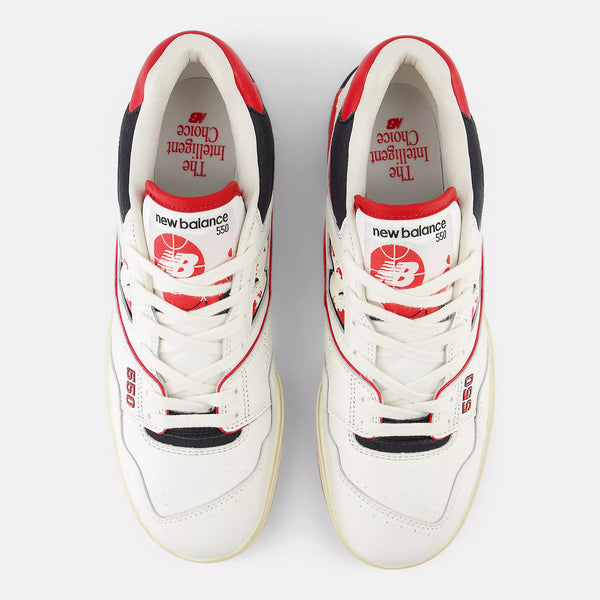 [BB550VGA] MENS NEW BALANCE 550 'VINTAGE PACK TEAM RED'