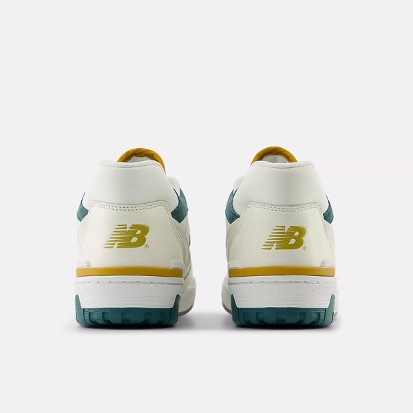 [BB550VRA] MENS NEW BALANCE 550 SUEDE TOE 'GREEN MUSTARD'