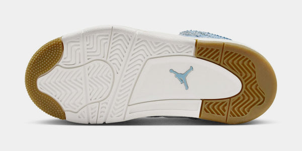 [IB6715-100] PRESCHOOL AIR JORDAN RETRO 4 TEX 'DENIM WORN BLUE' (PS)