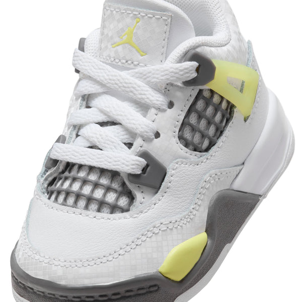 [HJ5989-100] TODDLERS AIR JORDAN RETRO 4 'LIGHT LEMON TWIST' (TD)