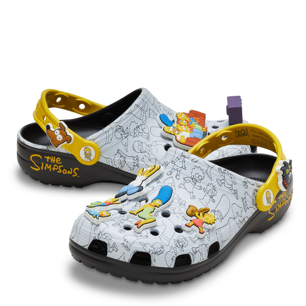 [211106-90H] Mens Crocs Classic Clog 'The Simpsons Intro Sequence'