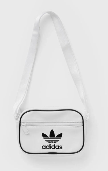 [IX7484] UNISEX ADIDAS ADICOLOR CLASSIC MINI AIRLINER BAG - WHITE