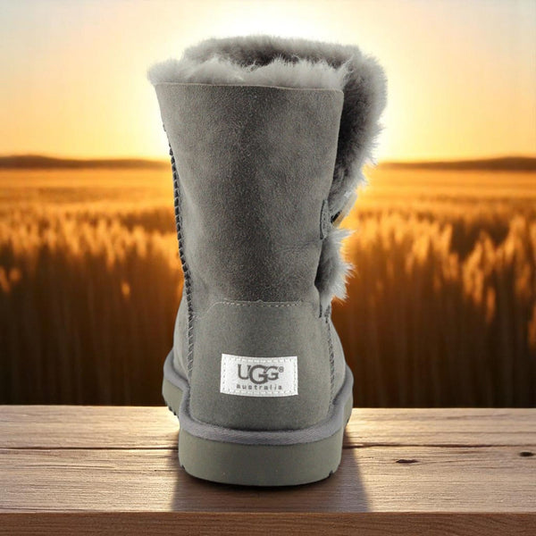 [5803-GREY] WOMENS UGG BAILEY BUTTON