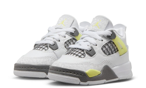 [HJ5989-100] TODDLERS AIR JORDAN RETRO 4 'LIGHT LEMON TWIST' (TD)