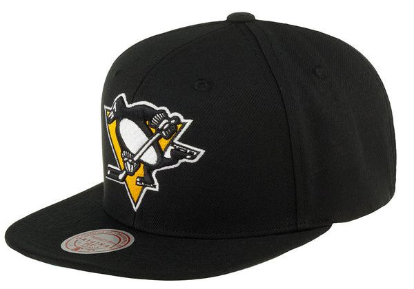 [HHSS6743-PPEYYPPPBLCK] MENS MITCHELL & NESS NHL TOP SPOT SNAPBACK PENGUINS
