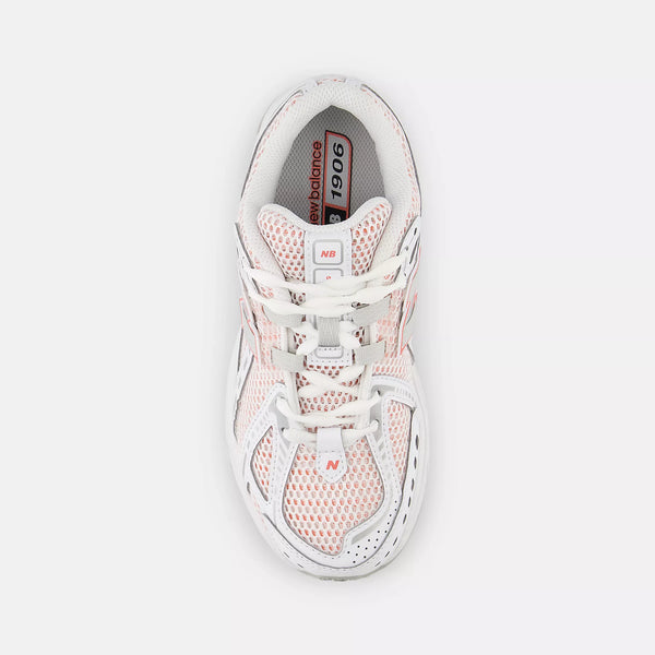 [GC1906CL] GRADE SCHOOL NEW BALANCE 1906R 'WHITE/SUNFADE RED' (GS)