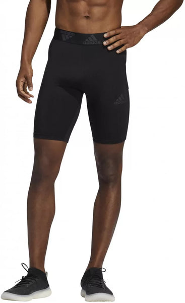[GL0458] Mens Adidas Techfit 3 Stripe Short Tights