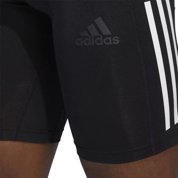 [GL0458] Mens Adidas Techfit 3 Stripe Short Tights