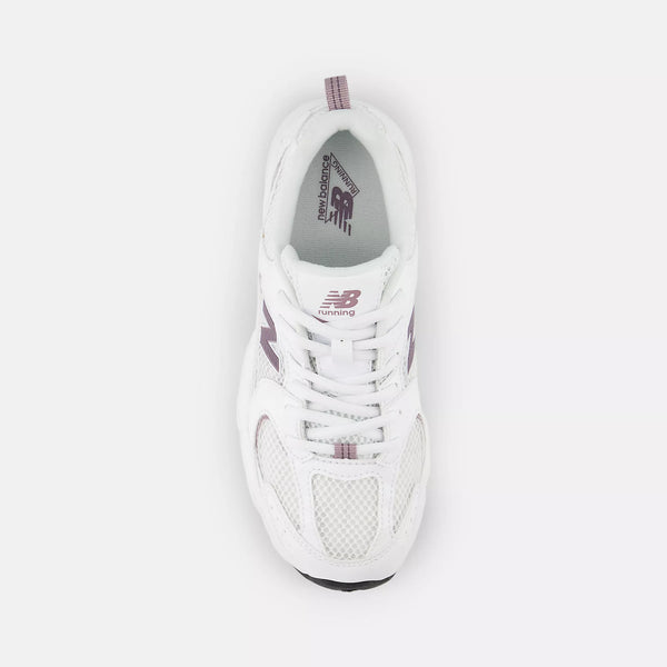 [GR530SR] GRADE SCHOOL NEW BALANCE 530 'WHITE/DARK ICE WINE' (GS)