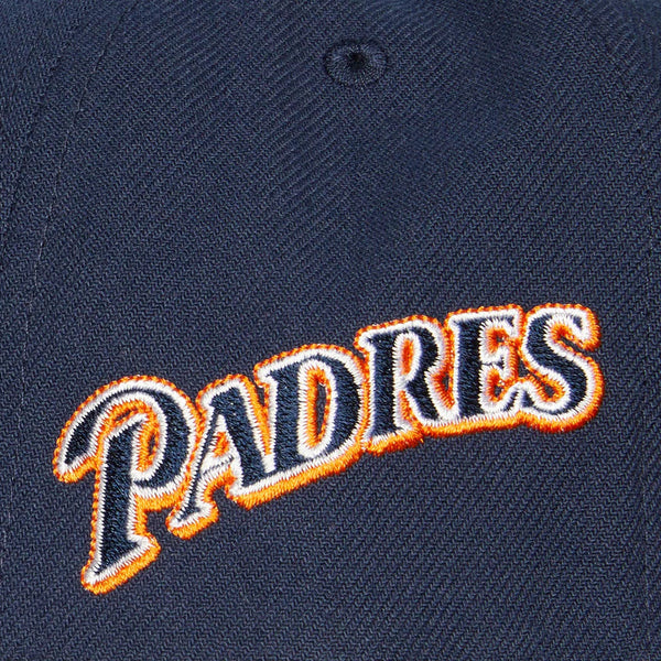 MENS MITCHELL & NESS MLB EVERGREEN SNAPBACK COOP PADRES - NAVY