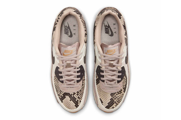 [HF1212-200] WOMENS NIKE AIR MAX 90 SE 'TAN SNAKESKIN'