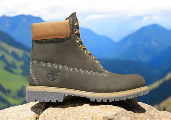 [TB0A2JC9A58] Mens Timberland PREMIUM 6-INCH BOOTS 'DARK GREEN NUBUCK'