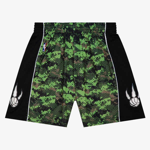 MENS MITCHELL & NESS NBA ALTERNATE CAMO SHORTS RAPTORS 2011