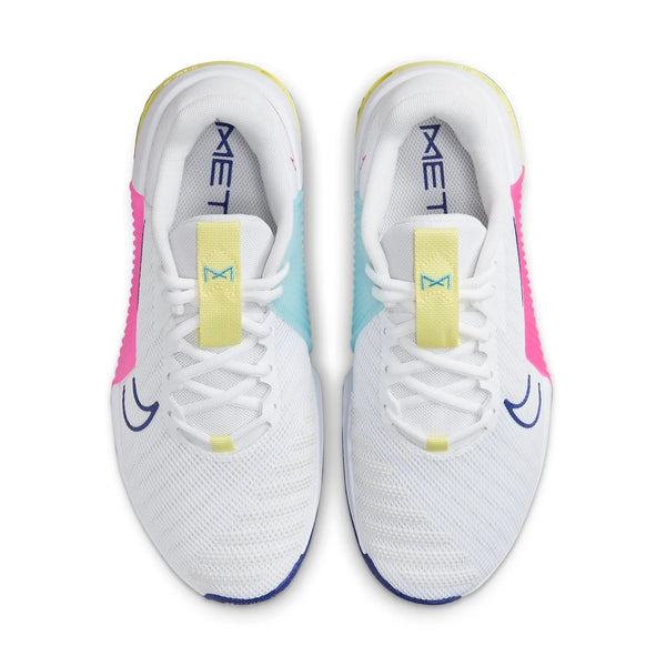 [DZ2537-102] Womens Nike METCON 9 'WHITE FIERCE PINK'