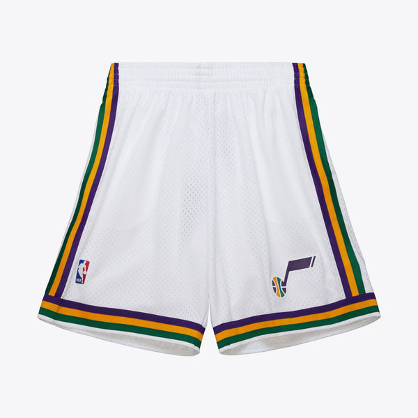 MENS MITCHELL & NESS NBA SWINGMAN SHORTS JAZZ 91