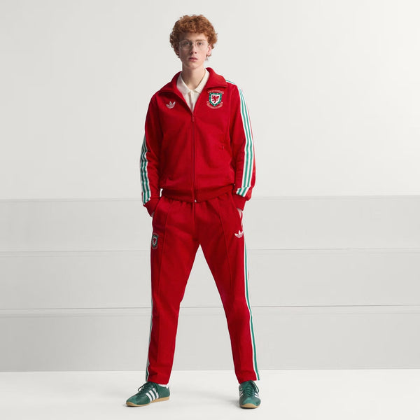 [KA8564] MENS ADIDAS FAW WALES 150 YEARS ANNIVERSARY TRACK PANTS - VIVRED