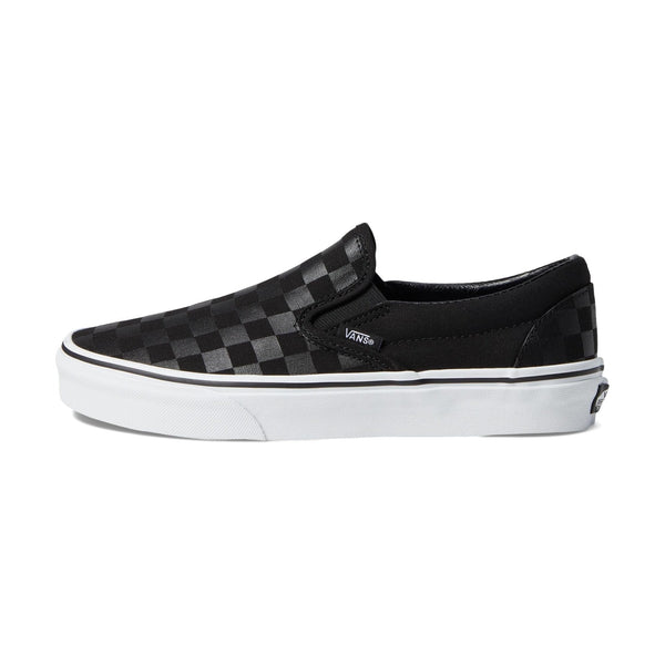 [VN000EYE276] MENS VANS UA CLASSIC SLIP-ON CHECKERBOARD - BLACK/BLACK