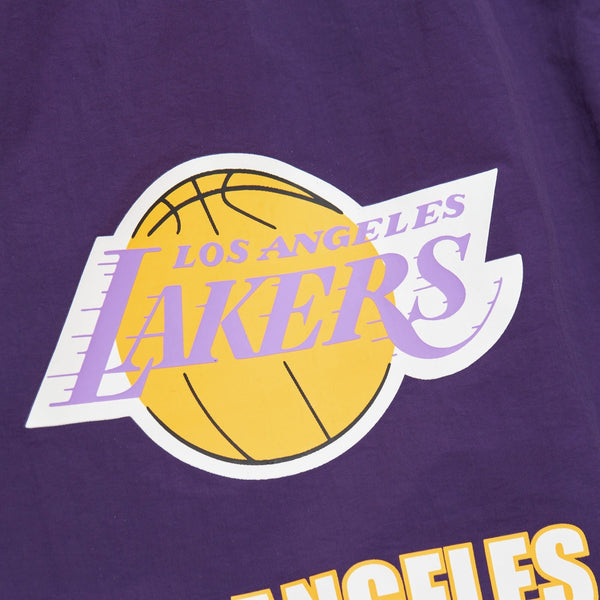 MENS MITCHELL & NESS NBA WOVEN SHORTS LAKERS