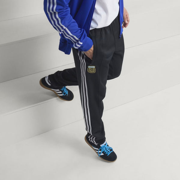 [JZ6306] MENS ADIDAS AFA ARGENTINA ORIGINALS TRACK PANTS - BLACK