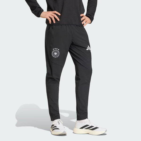 [JZ9327] MENS ADIDAS DFB GERMANY TIRO TRAVEL PANTS - BLACK