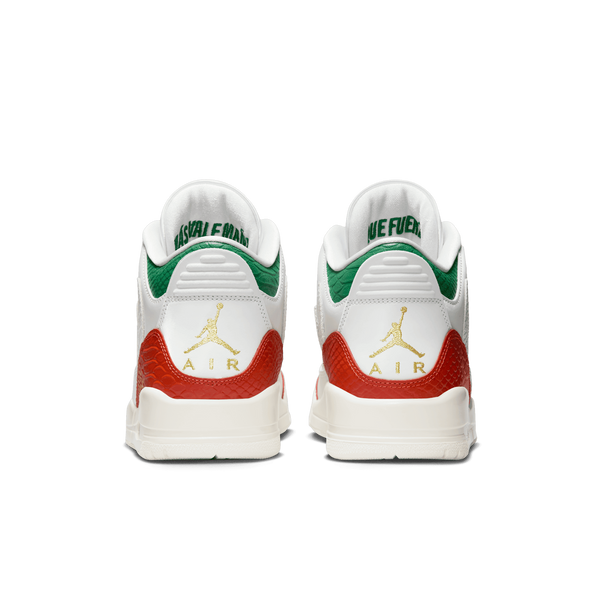 [IO1752-100] MENS AIR JORDAN RETRO 3 'EL VUELO SUMMIT WHITE'