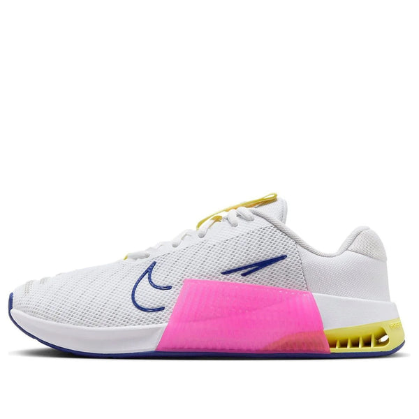 [DZ2537-102] Womens Nike METCON 9 'WHITE FIERCE PINK'