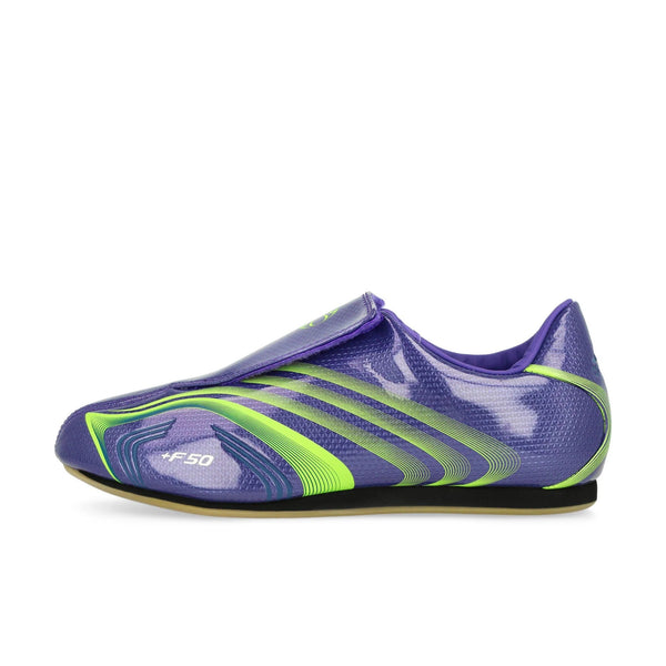 [JR6025] WOMENS ADIDAS F50 TAEKWONDO 'PURPLE RUSH LUCID LEMON'