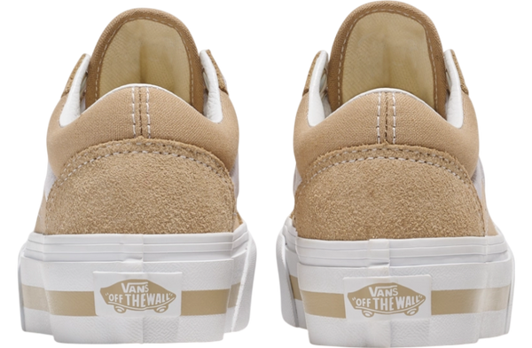 [VN0009PDKHK] YOUTH VANS OLD SKOOL PLATFORM - KHAKI