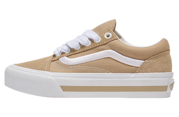 [VN0009PDKHK] YOUTH VANS OLD SKOOL PLATFORM - KHAKI