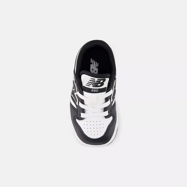 [ISB480BW] TODDLERS NEW BALANCE 480 'BLACK/WHITE' (TD)
