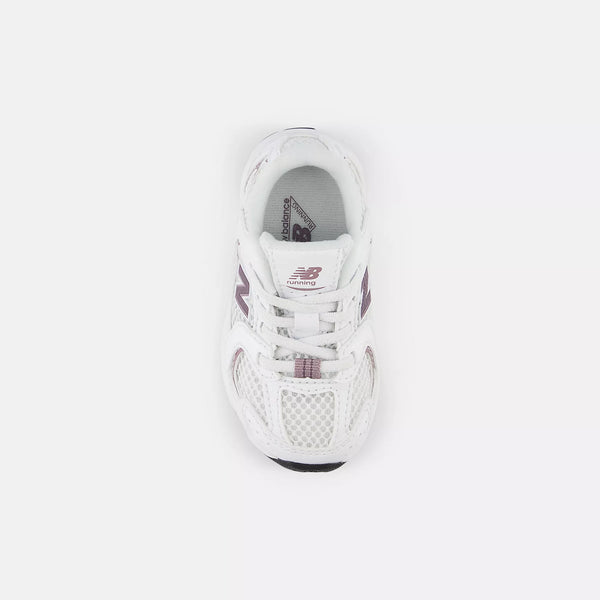 [IZ530SR] TODDLERS NEW BALANCE 530 'WHITE/DARK ICE WINE' (TD)