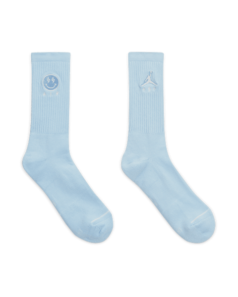 [DR9817-400] MENS AIR JORDAN X J BALVIN CREW SOCKS 'BLUE'
